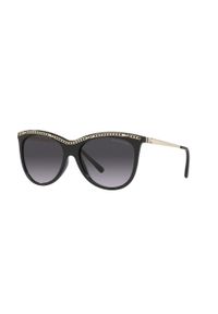 Michael Kors Okulary przeciwsłoneczne 0MK2141 damskie kolor czarny. Kolor: czarny #3
