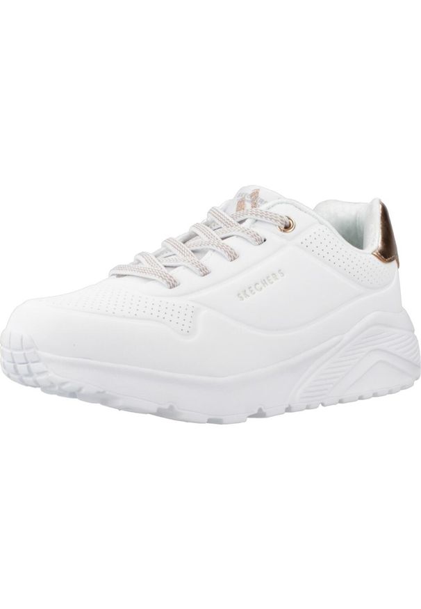 skechers - Tenisówki Skechers Model Uno Lite-metallic Mo Kolor Biały. Kolor: biały. Materiał: syntetyk, tkanina, materiał. Sport: turystyka piesza