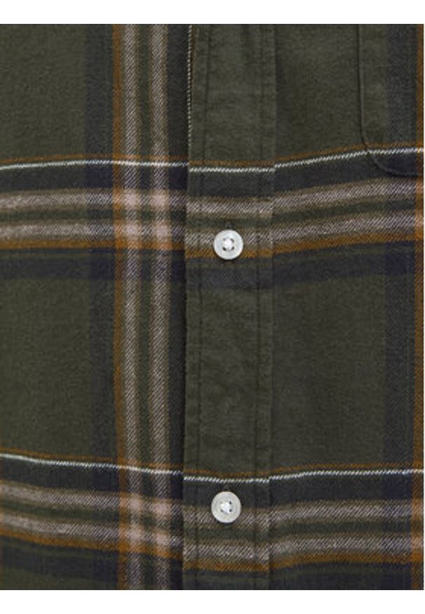 Jack & Jones - Jack&Jones Koszula Classic Flannel 12278406 Zielony Regular Fit. Kolor: zielony. Materiał: bawełna