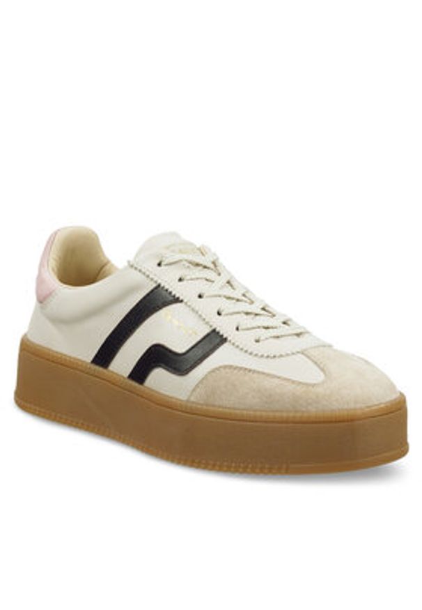 GANT - Gant Sneakersy 30533977 Beżowy. Kolor: beżowy. Materiał: skóra