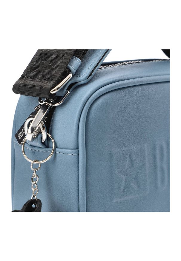 Big Star Accessories - Niebieska Torebka Big Star Damska Listonoszka. Kolor: niebieski. Wzór: kolorowy. Sezon: wiosna. Materiał: skórzane