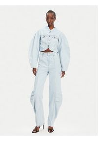 ROTATE Kurtka jeansowa 1138261468 Niebieski Relaxed Fit. Kolor: niebieski. Materiał: bawełna #3
