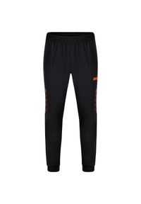 Spodnie dziecięce Jako polyester Challenge. Kolor: wielokolorowy, czarny, pomarańczowy. Sport: piłka nożna #1