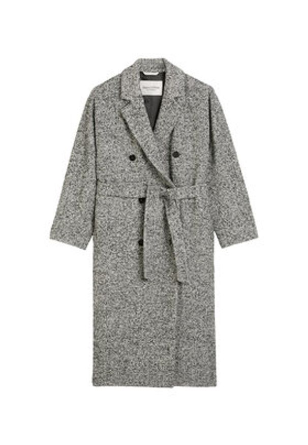 Marc O'Polo Płaszcz przejściowy 509 0176 71133 Szary Relaxed Fit. Typ kołnierza: polo. Kolor: szary. Materiał: syntetyk