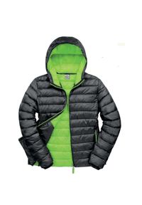 RESULT - Kurtka puchowa męska Result Snowbird. Kolor: wielokolorowy, czarny, zielony. Materiał: puch. Styl: elegancki #1
