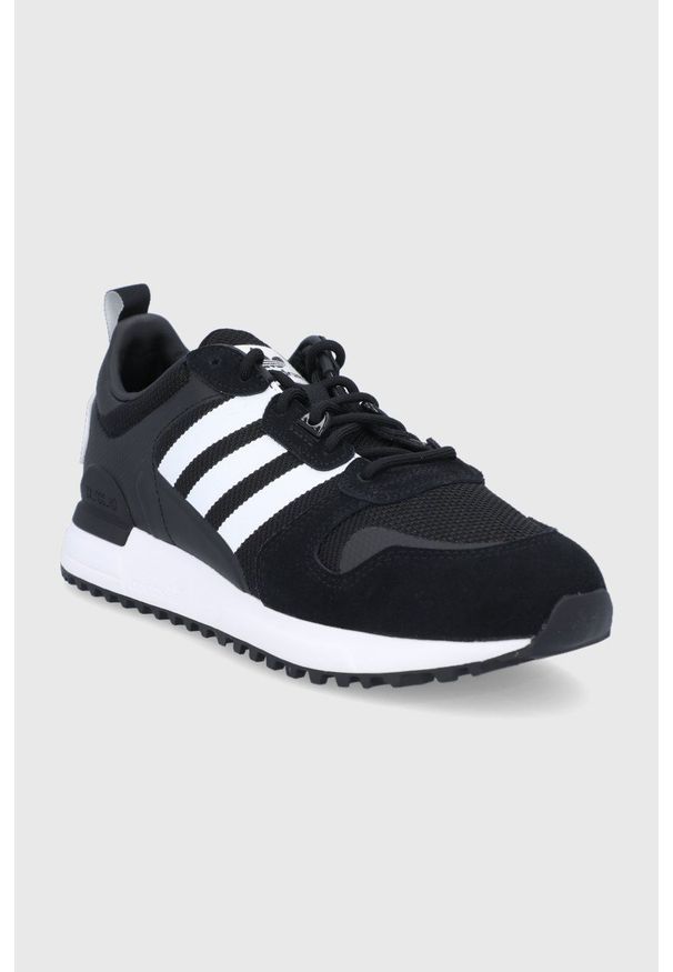 adidas Originals Buty ZX 700 HD kolor czarny. Nosek buta: okrągły. Zapięcie: sznurówki. Kolor: czarny. Materiał: guma. Model: Adidas ZX