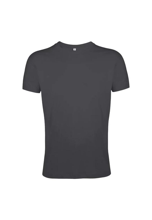 SOL'S - Koszulka Regent Slim Unisex Dla Dorosłych. Kolor: szary. Sport: turystyka piesza