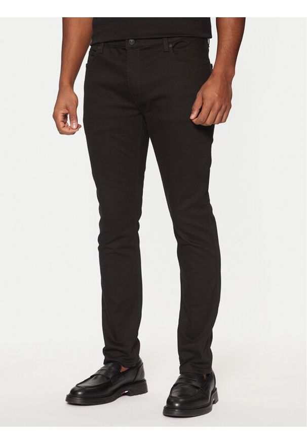 Hugo - HUGO Jeansy 50522145 Czarny Extra Slim Fit. Kolor: czarny