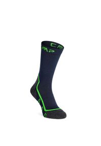 Skarpety turystyczne CMP Trekking Sock Poly Mid. Kolor: niebieski. Sport: turystyka piesza #1