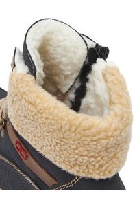 Rieker Trzewiki CEO-X8638-14 Granatowy. Kolor: niebieski. Materiał: materiał #7