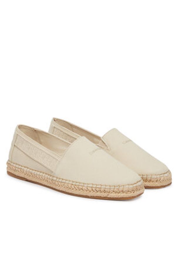 Calvin Klein Espadryle Espadrille Webbing Cv HM0HM02075 Écru. Materiał: materiał