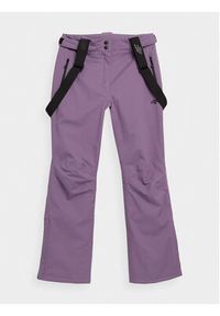 4f - 4F Spodnie narciarskie 4FAW23TFTRF419 Fioletowy Regular Fit. Kolor: fioletowy. Materiał: syntetyk. Sport: narciarstwo #4