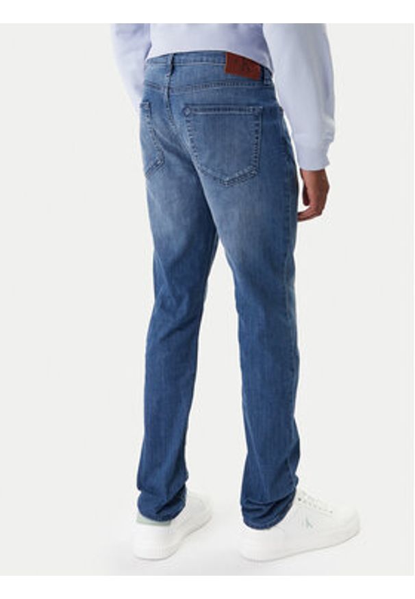 Calvin Klein Jeans Jeansy LV04RE784G Niebieski Skinny Fit. Kolor: niebieski