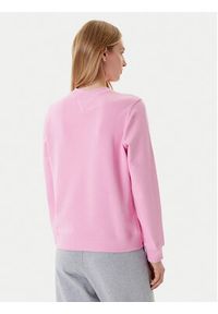 Tommy Jeans Bluza Essential DW0DW20942 Różowy Regular Fit. Kolor: różowy. Materiał: bawełna #4