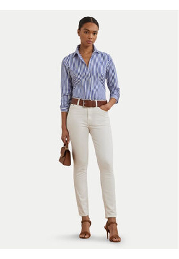 Lauren Ralph Lauren - LAUREN RALPH LAUREN Koszula 200970765001 Niebieski Classic Fit. Kolor: niebieski. Materiał: bawełna