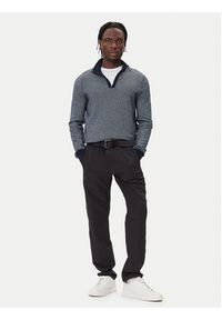 BOSS Sweter H-Hettore 50549976 Granatowy Regular Fit. Kolor: niebieski. Materiał: wełna #5