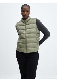 mango - Mango Kamizelka Blanvest 57064386 Zielony Regular Fit. Kolor: zielony. Materiał: syntetyk #1