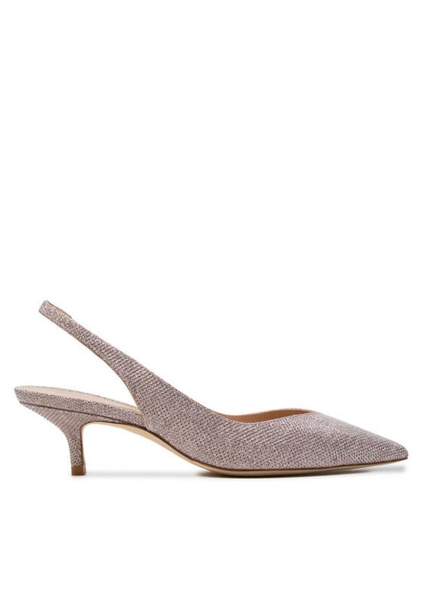 Stuart Weitzman Czółenka Eva 50 Slingback SI722 Różowy. Kolor: różowy. Materiał: materiał