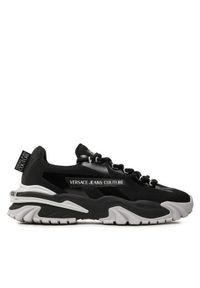 Versace Jeans Couture Sneakersy New Trail Trek 77YA3SI8 Czarny. Kolor: czarny. Materiał: materiał