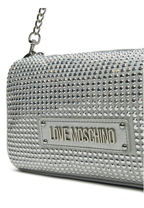 Love Moschino - LOVE MOSCHINO Torebka JC4135PP1MLL196B Srebrny. Kolor: srebrny