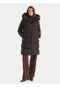 Hetrego - Hetregó Kurtka puchowa Lena 8P697 25WD08 Czarny Regular Fit. Kolor: czarny. Materiał: syntetyk