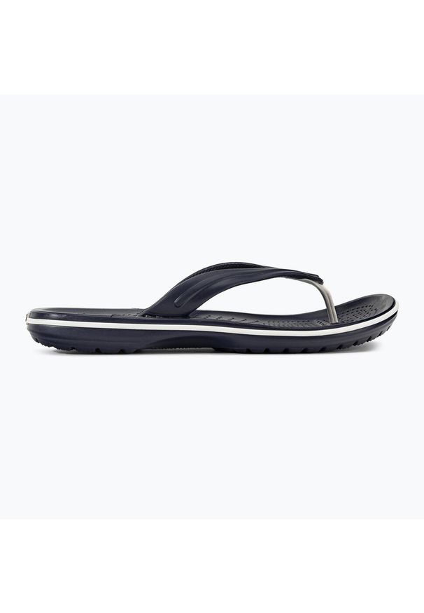 Japonki Crocs Crocband Flip. Kolor: niebieski. Materiał: materiał, syntetyk