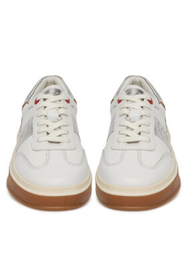 Beverly Hills Polo Club Sneakersy WI34-3410-17438-01 Biały. Kolor: biały. Materiał: skóra