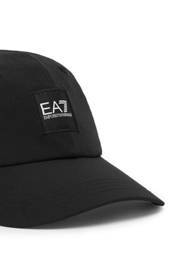 EA7 Emporio Armani Czapka z daszkiem 7X000595 AF24754 UC001 Czarny. Kolor: czarny. Materiał: poliamid, nylon