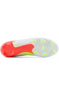 Korki męskie New Balance FURON TEAM FG V8 SF3FIB8 – białe. Kolor: biały. Materiał: materiał, syntetyk. Szerokość cholewki: normalna. Sport: piłka nożna #3