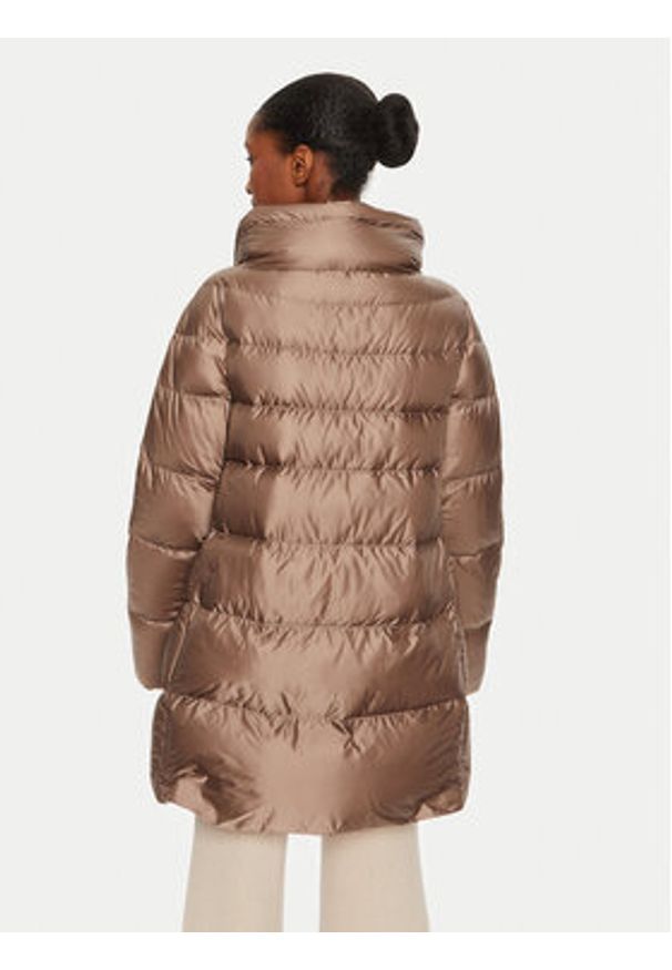 Hetrego - Hetregó Kurtka puchowa Hanna 8N602F Beżowy Regular Fit. Kolor: beżowy. Materiał: syntetyk. Sezon: zima