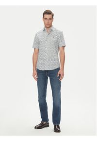 TOMMY HILFIGER - Tommy Hilfiger Koszula MW0MW38585 Beżowy Slim Fit. Kolor: beżowy. Materiał: bawełna #4