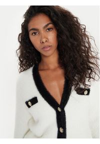 Morgan Kardigan 242-MOGUIN Biały Regular Fit. Kolor: biały. Materiał: syntetyk #2