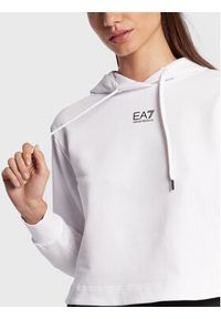 EA7 Emporio Armani Bluza 6LTM10 TJCQZ 0102 Biały Regular Fit. Kolor: biały. Materiał: bawełna #5