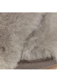 Mou Klapki Sheepskin Fur Slide Slipper FW161001L Szary. Kolor: szary. Materiał: skóra #5