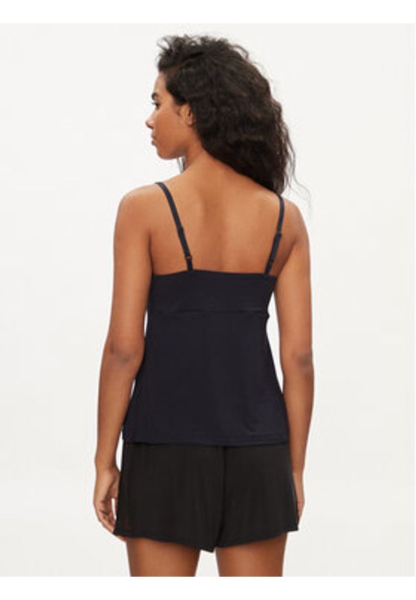TOMMY HILFIGER - Tommy Hilfiger Koszulka piżamowa UW0UW05404 Granatowy Slim Fit. Kolor: niebieski