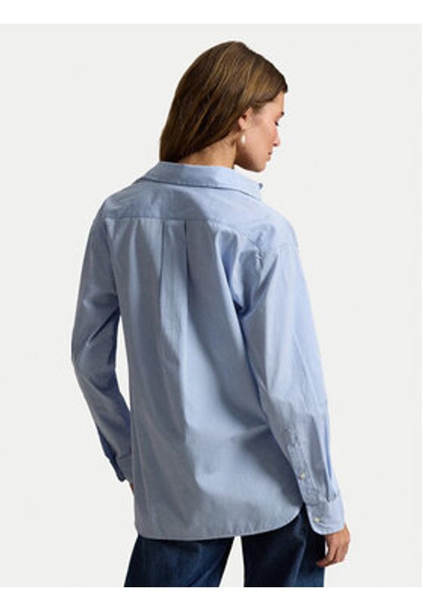 Polo Ralph Lauren Koszula 211910743508 Niebieski Regular Fit. Typ kołnierza: polo. Kolor: niebieski. Materiał: bawełna