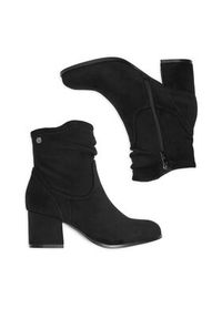 Jenny - JENNY Botki CEO-WS24340-01 Czarny. Kolor: czarny. Materiał: materiał
