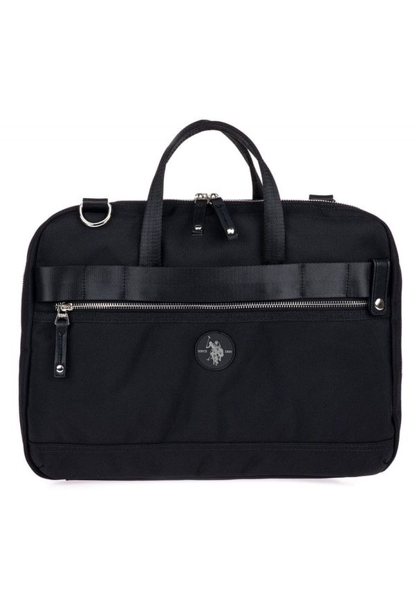 U.S. Polo Assn - U.S. POLO ASSN. torba męska Waganer Business Bag, czarny. Kolor: czarny. Materiał: materiał