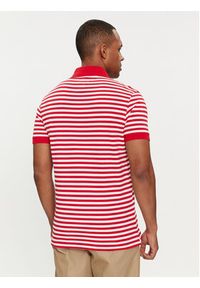 TOMMY HILFIGER - Tommy Hilfiger Polo 1985 MW0MW17771 Czerwony Slim Fit. Typ kołnierza: polo. Kolor: czerwony. Materiał: bawełna #3