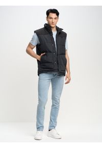 Big-Star - Spodnie jeans męskie skinny Owen 210. Okazja: na spotkanie biznesowe. Kolor: niebieski. Styl: biznesowy #2