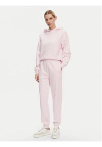TOMMY HILFIGER - Tommy Hilfiger Spodnie dresowe WW0WW45576 Różowy Regular Fit. Kolor: różowy. Materiał: bawełna #4