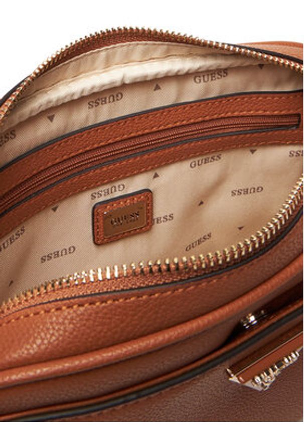 Guess Torebka Meridian II HWBG69 74140 Brązowy. Kolor: brązowy. Materiał: skórzane