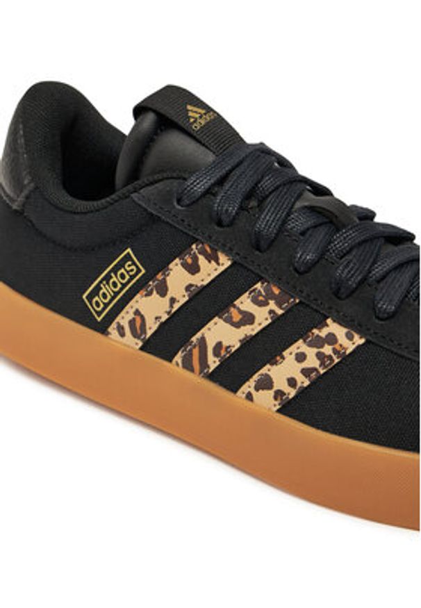 Adidas - adidas Sneakersy VL Court 3.0 JP5355 Czarny. Kolor: czarny. Materiał: materiał