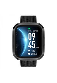 GARETT - Smartwatch Garett GRC Style czarny stalowy. Rodzaj zegarka: smartwatch. Kolor: wielokolorowy, czarny, szary. Styl: casual, elegancki, sportowy #3