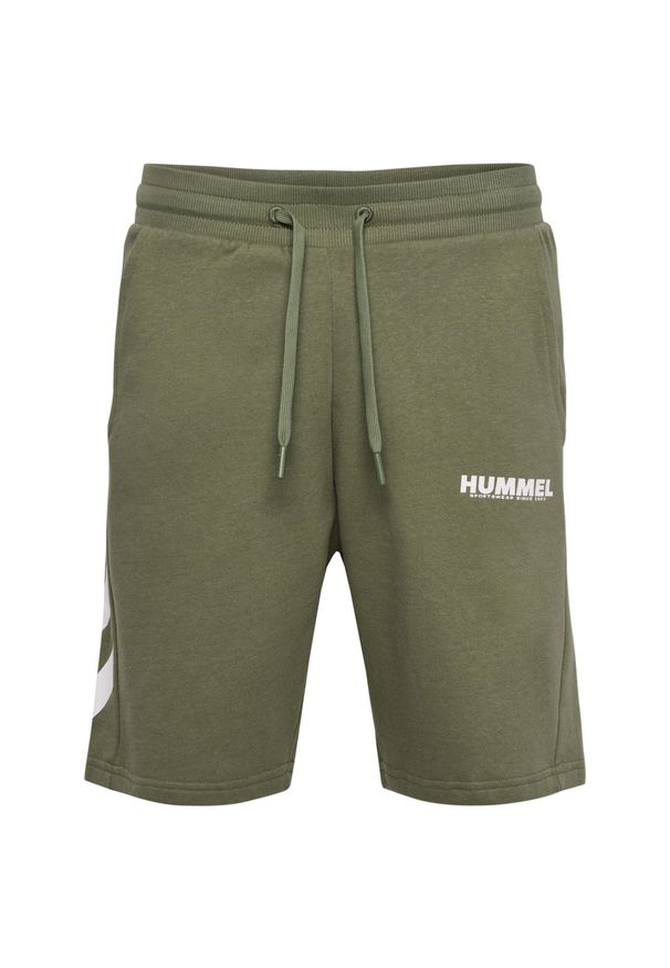 Szorty Hummel Legacy. Kolor: zielony, biały, wielokolorowy. Materiał: bawełna. Sport: fitness