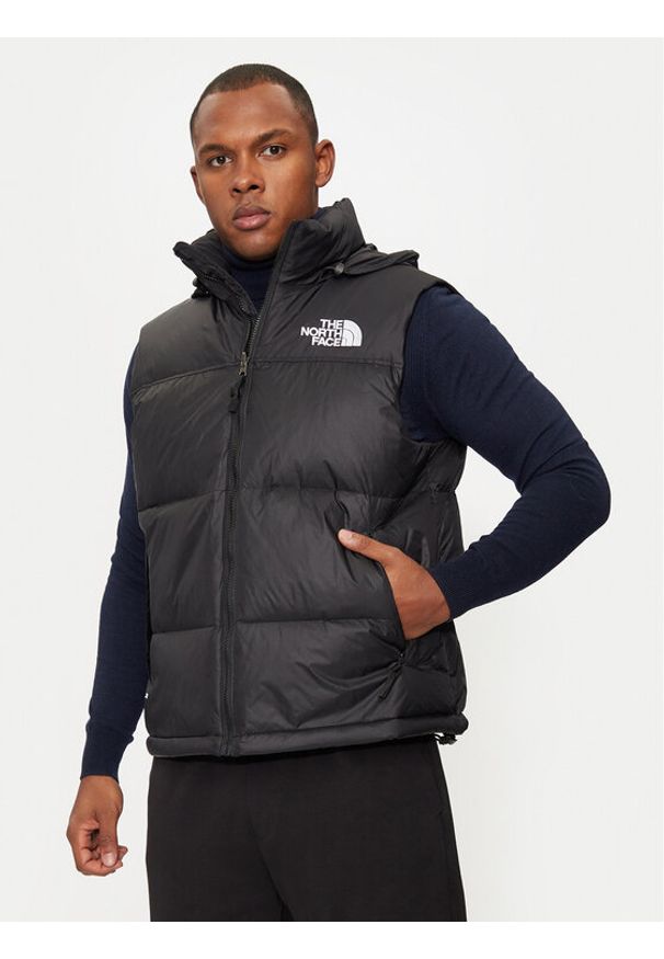The North Face Bezrękawnik 1996 Retro Nuptse NF0A3JQQ Czarny Regular Fit. Kolor: czarny. Materiał: syntetyk. Długość rękawa: bez rękawów. Styl: retro