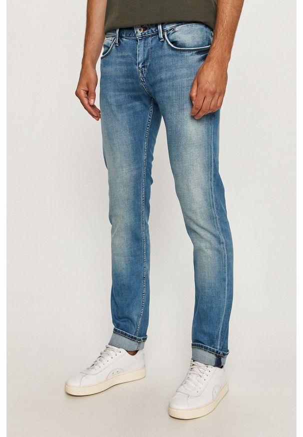 Pepe Jeans - Jeansy Hatch 2020. Kolor: niebieski. Materiał: bawełna, materiał, denim, elastan, poliester