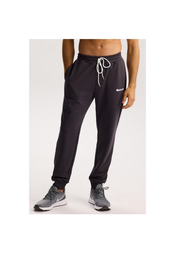ROUGH RADICAL - Męskie spodnie dresowe sportowe Rough Radical Cotton Active Joggers. Kolor: szary. Materiał: dresówka. Sport: fitness