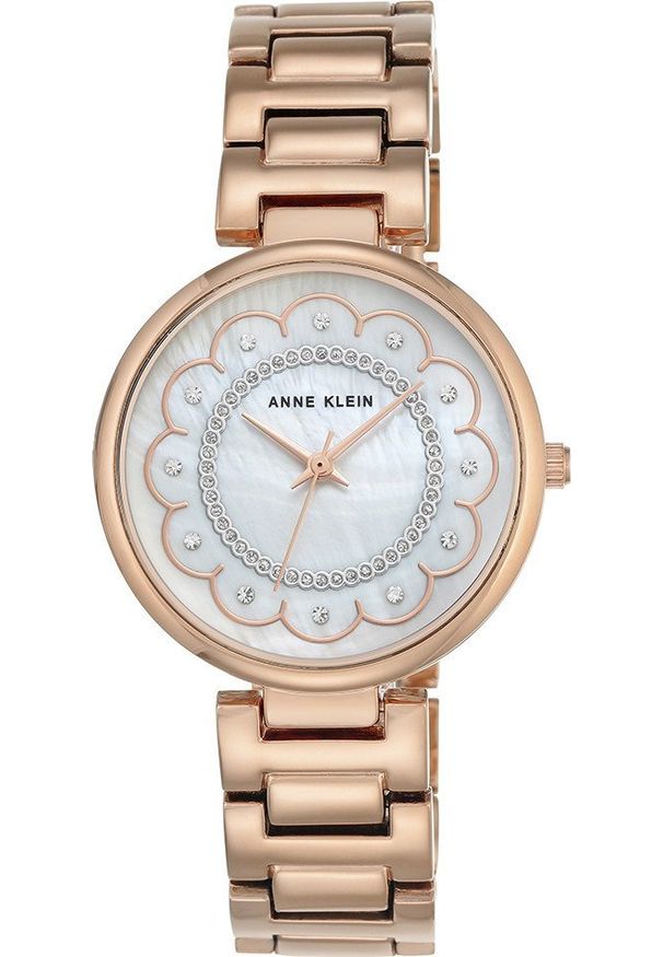 Zegarek Anne Klein Zegarek damski Anne Klein AK-2842MPRG różowe złoto. Kolor: złoty, wielokolorowy, różowy