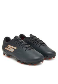 skechers - Skechers Buty do piłki nożnej Gold Fg 252015 BKOR Czarny. Kolor: czarny. Materiał: skóra #3
